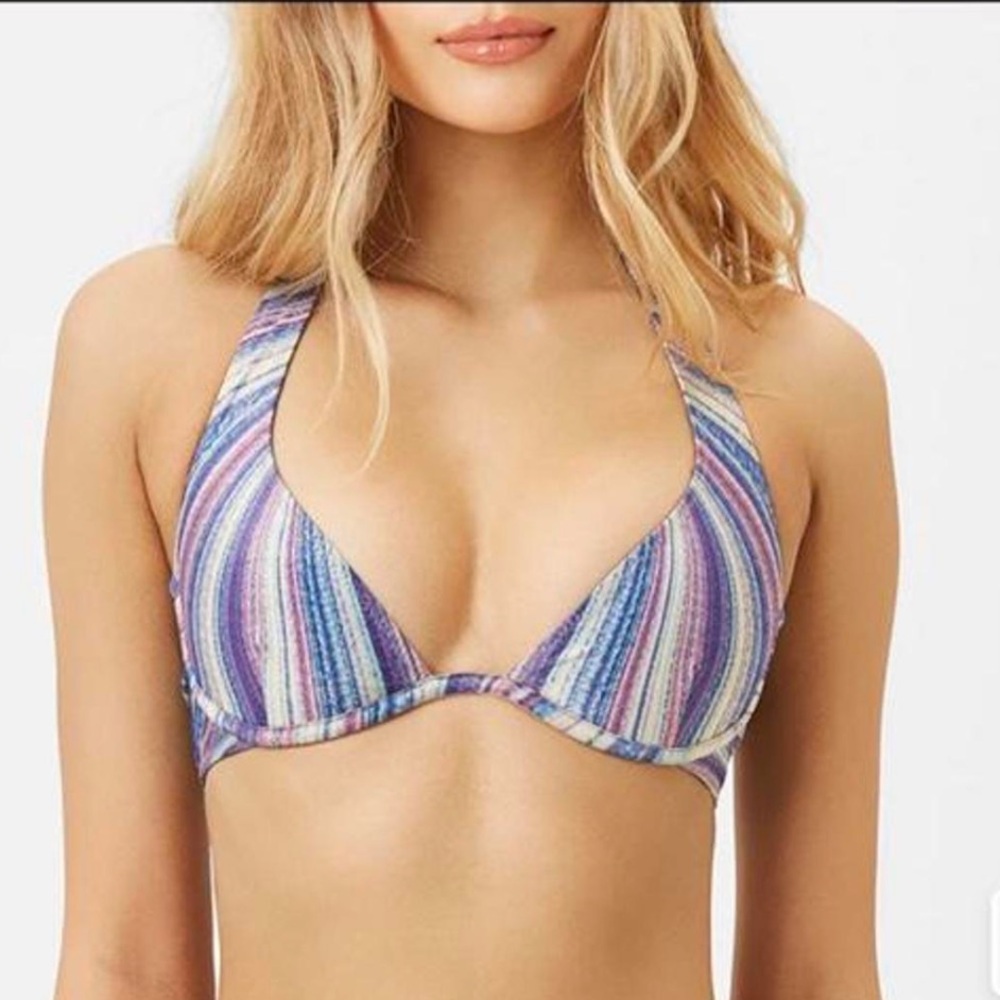 NEW! Frankie’s Bikinis Stardust halter bikini top